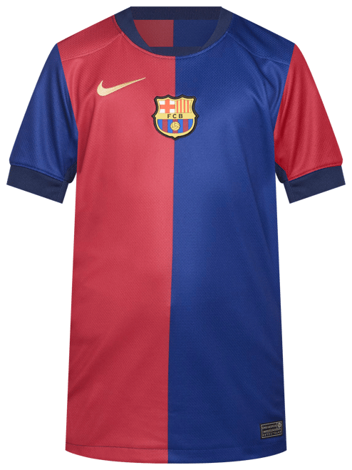 FC Barcelona 2024/25 Stadyum İç Saha Nike Dri-FIT Genç Çocuk Futbol Taraftar Forması