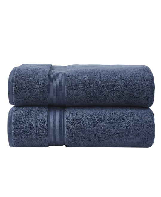 Luxury Zero Twist Cotton 2-Pc. Bath Sheet, 34" x 68"