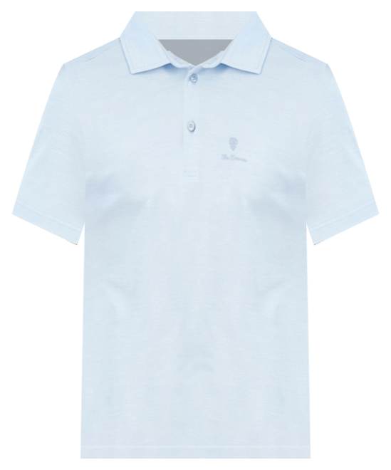 Men's Yarn Dye Heather Sports Fit Polo Shirt