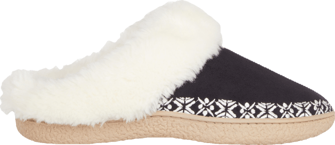 Women's Clara Faux-Fur-Trim Clog Slippers