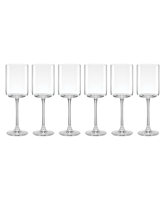 Tuscany Classics Straight White Wine Glasses, Set Of 6