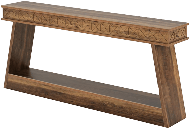 Farmhouse Entryway Table, 70.87-Inch Console Table with Storage, Wood Sofa Table Behind The Couch, Industrial Hallway Accent Table