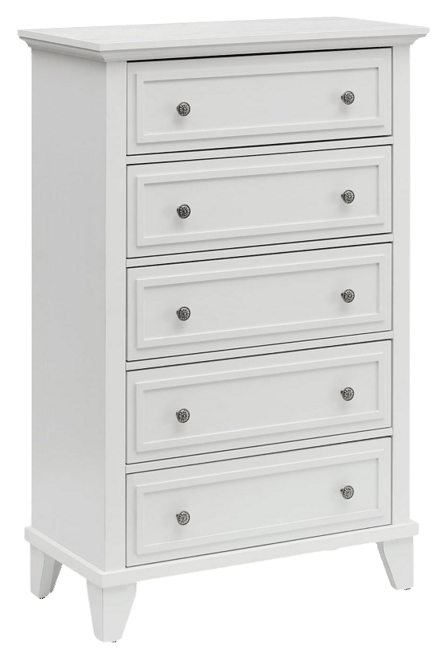 gaomon 5 Drawers Dresser for Bedroom, White Dresser with Wide Drawers, Wood  Chest of Drawers, Tall Dresser for Bedroom - Macy's