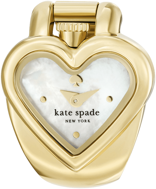 Women's Monroe Heart Three-Hand Gold-Tone Stainless Steel Ring Watch, 22mm