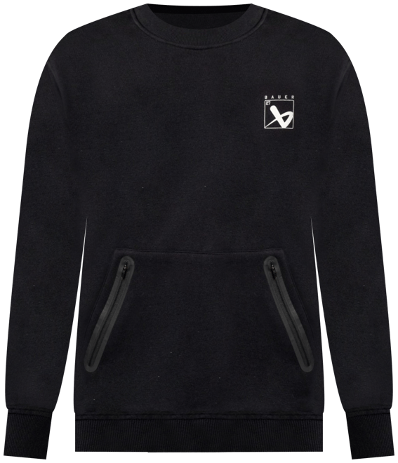 Bauer Adult End-to-End Quilted Crew Neck Sweatshirt