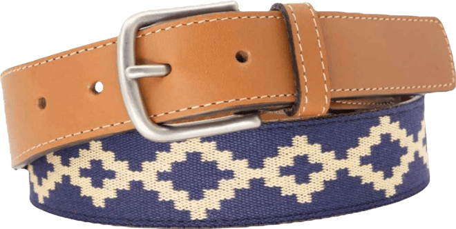 Men's Corbina Woven Belt Tan