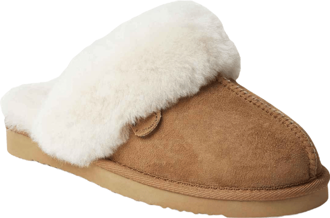 Fireside By  Women's Sydney Genuine Shearling Scuff Slipper