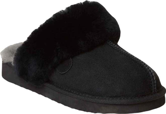 Fireside By  Women's Sydney Genuine Shearling Scuff Slipper