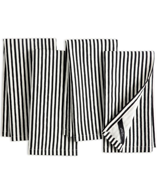 Hand Painted Shirting Stripe Napkin 20" x 20", Set of 4