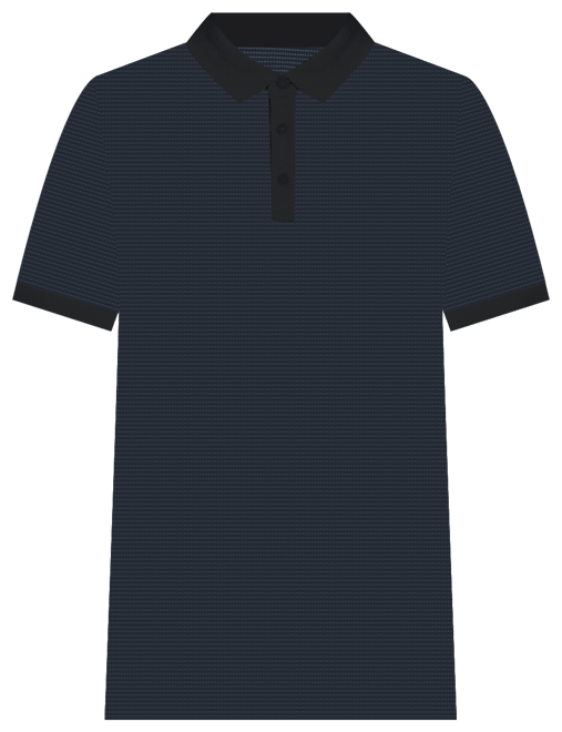 Men's Slim-Fit 4-Way Stretch Textured-Knit Polo Shirt