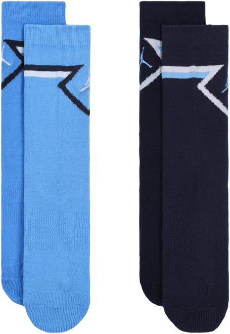Jordan Big Kids' Diamond High Crew Socks (2 Pairs)