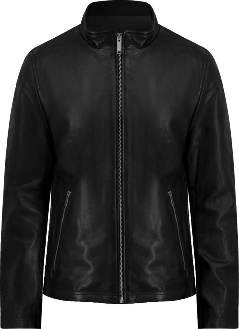 KARL LAGERFELD PARIS Leather Jacket Bloomingdale's