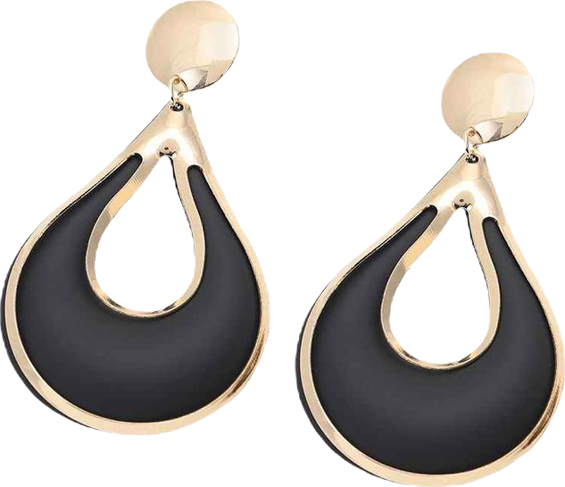Women's Contrast Drop Earrings