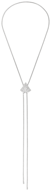 Pave Shine Bolo Necklace
