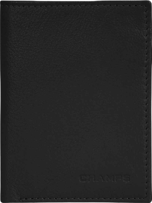 Men's Onyx Collection Leather Vertical Slim Wallet