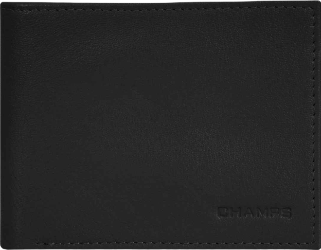 Men's Onyx Collection Leather Center Wing Wallet