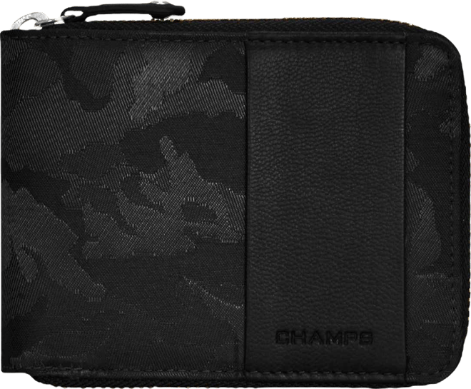 Men's Camo Collection Leather Zip Around Wallet