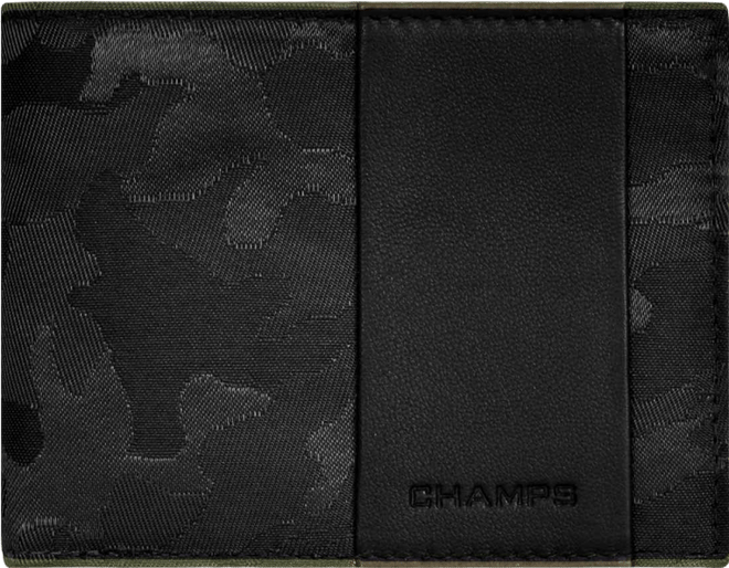 Men's Camo Collection Leather Top Wing Wallet