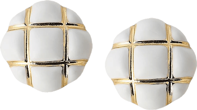 Women's The Tic-Tac-Toe Stud Earrings