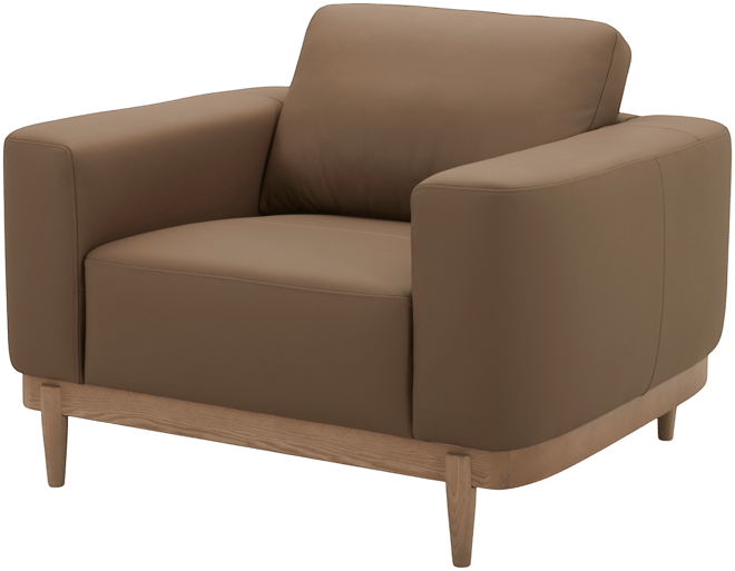 Jharli Leather Accent Chair, Created for Macy's