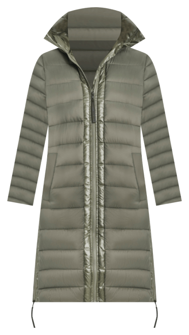 Women's Down Quilted Hooded Puffer Coat