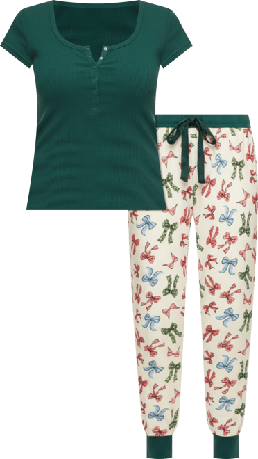 Women's Caileigh T-Shirt & Joggers Pajama Set