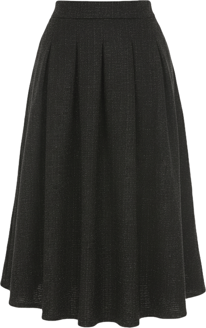 Women's Tweed Midi Skirt