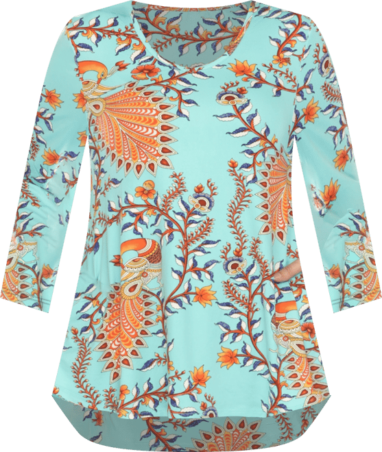 Women's Vibrant Boho Swing Top