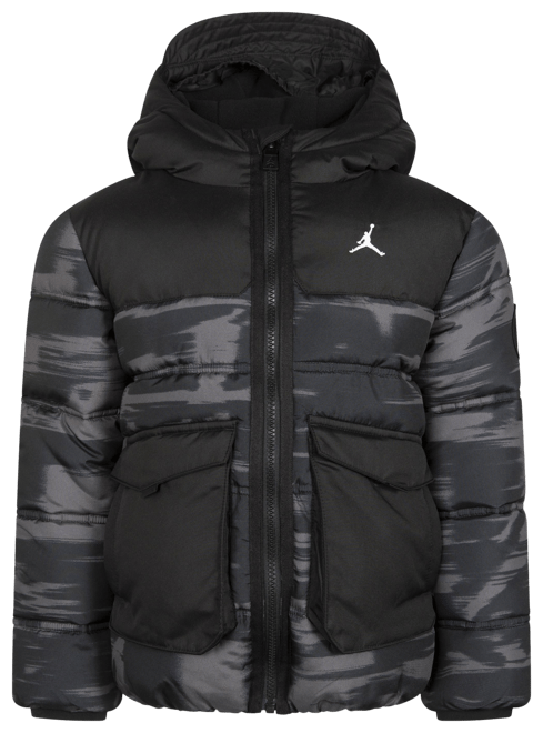 Nike KIDS AIR JORDAN Padded Hooded Jacket with Embroidered