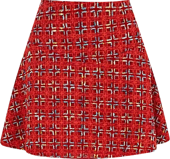 Women's Tweed Mini Skirt