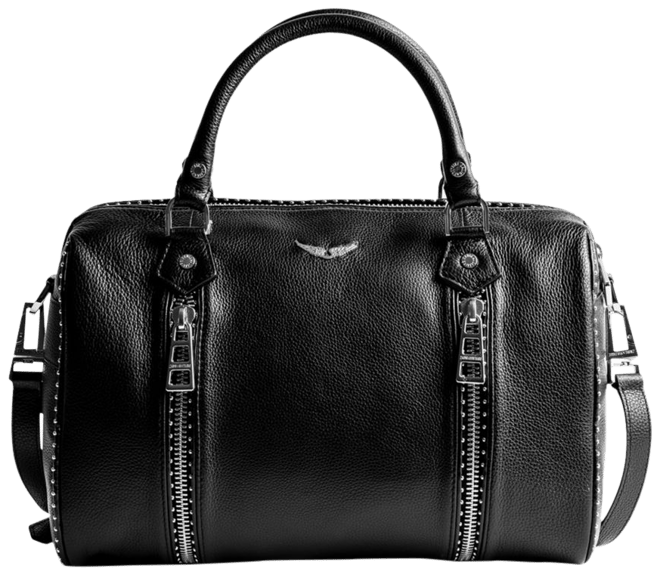 ハンドバッグ ZADIG&VOLTAIRE MEDIUM SUNNY HANDBAG Zadig & Voltaire Sunny Medium Leather Bowling Bag