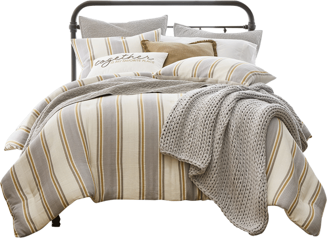 Linden Street Langdon 3-pc. Stripes Comforter Set, Color: Lincoln