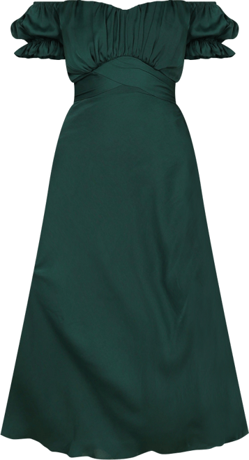 Women's Mickenna Sweetheart Frill Midi Dress