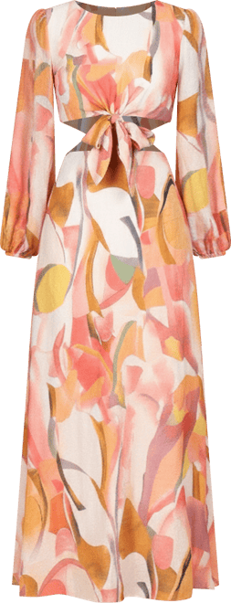 Women's Laquin Long Sleeve Maxi Dress