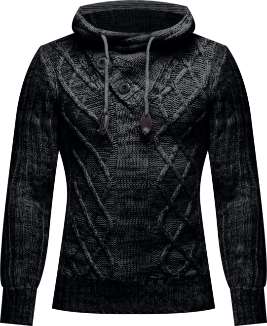 Men s Knitted Pullover | Long-Sleeved Slim fit Hoodie | Basic Winter Hoodie-Sweater for Men