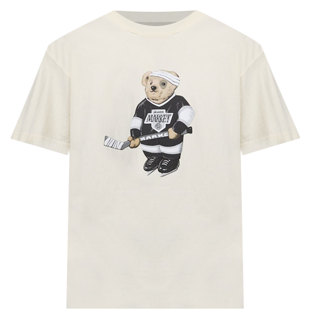 ★MARKET★ M ART BEAR TSHIRT WHITE ART MARKET BEAR TSHIRT WH Market Art Market Bear Erkek Beyaz T-Shirt XL 399001801