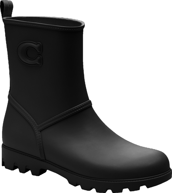 COACH Women s Ryder Rubber Lug Rain Booties Macy s