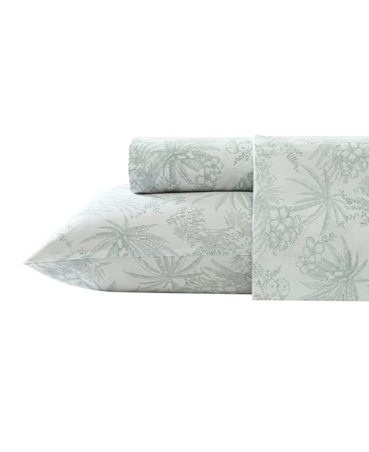 Cotton Percale 4 Piece Sheet Set, Queen