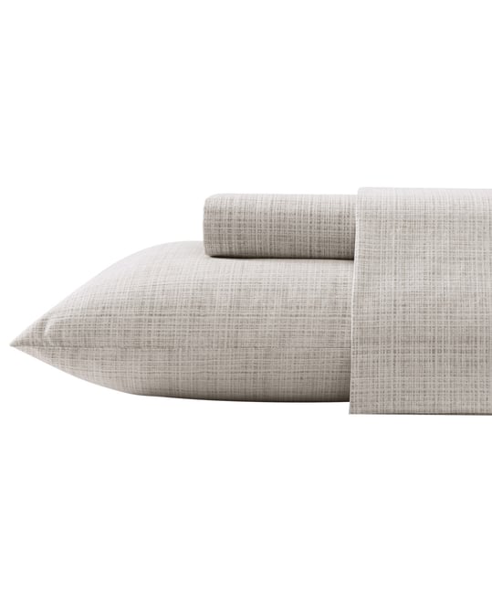 Cotton Percale 4 Piece Sheet Set, Queen