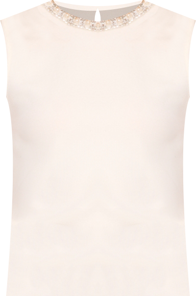 Women's Embellished Sleeveless Sweater