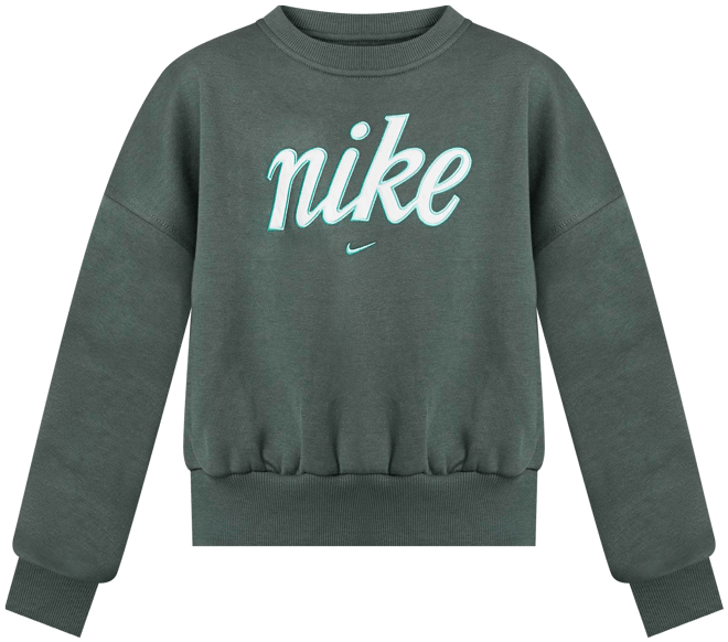 Nike Sportswear Club Fleece Sweat ample à col ras-du-cou pour fille