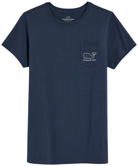Women's Vintage Whale Short-Sleeve Pocket Tee