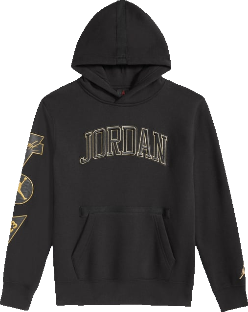 Jordan See Me Shine Big Kids Pullover Hoodie Black