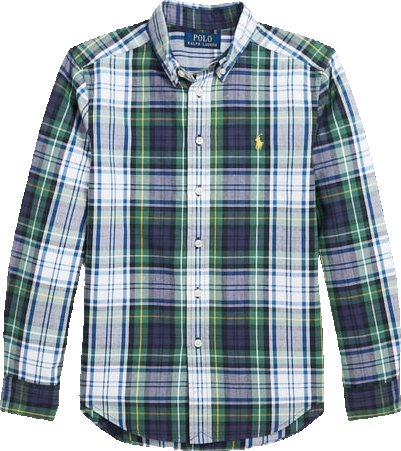 Deals Ralph Lauren Boys Plaid Button Down Polo Shirts Bundle