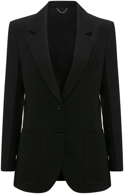 Patch Pocket Jacket In Black