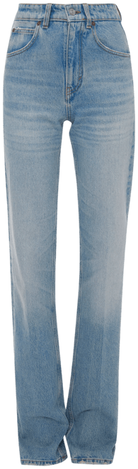 Julia High Waisted Jean In Pale Blue Wash