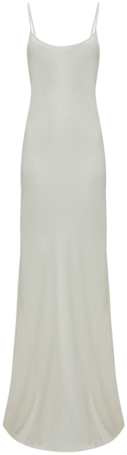 Floor-Length Cami Dress In Ivory