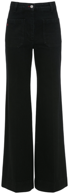 Alina High Waisted Stretch Jean In Washed Black