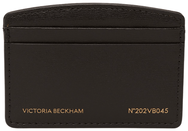 Victoria Card Holder In Black Leather