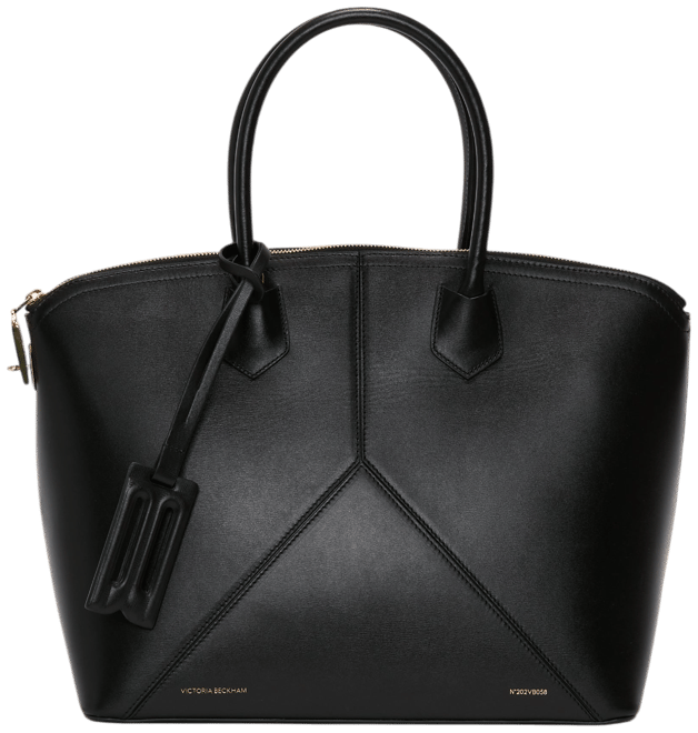 Victoria Top Handle Bag In Black Leather – Victoria Beckham UK